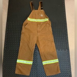 Tan Carhartt high vis coveralls- size 44x32